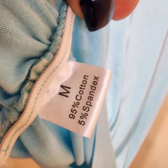 MIRITY Mint Women's Casual V Neck tshirt Size M - Picture 8 of 9